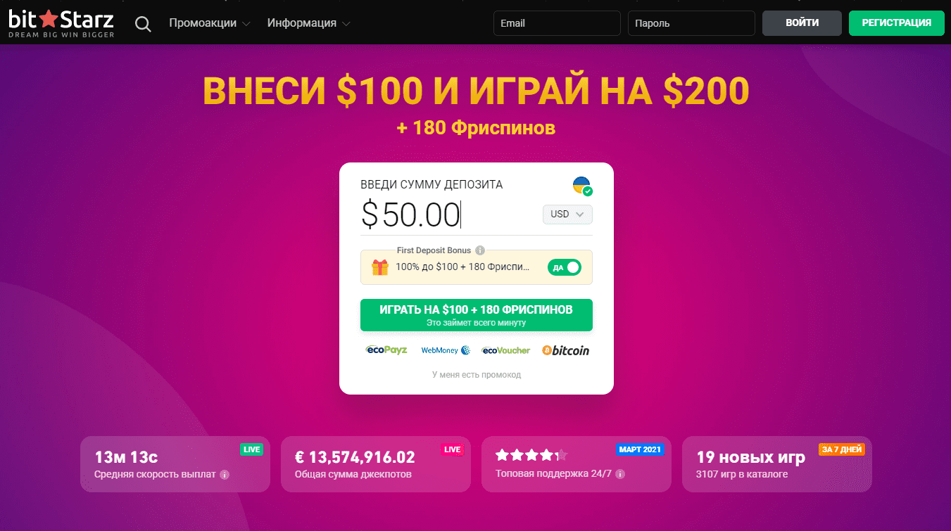 Казино Бітстарз Казино Бітстарз